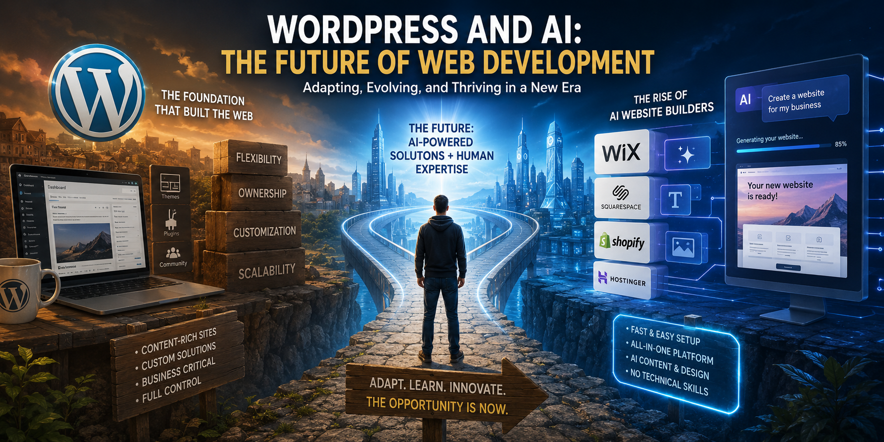 Will AI Website Builders Replace WordPress—and What Does That Mean for Web Developers and Hosting Companies?